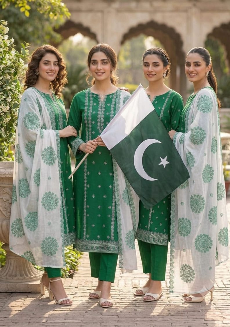 Unstitched Independence Dress 3Pc
