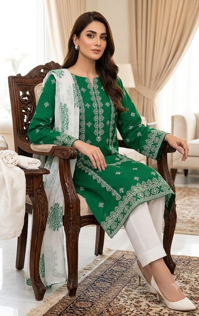 Unstitched Independence Dress 3Pc