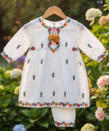 Stitched Handmade Multani Embroidery Dress