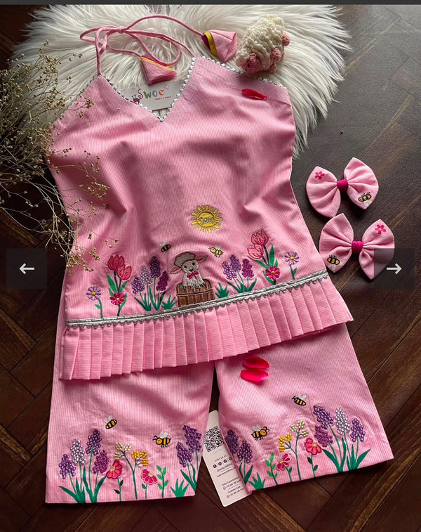 Stitched Handmade Multani Embroidery Dress